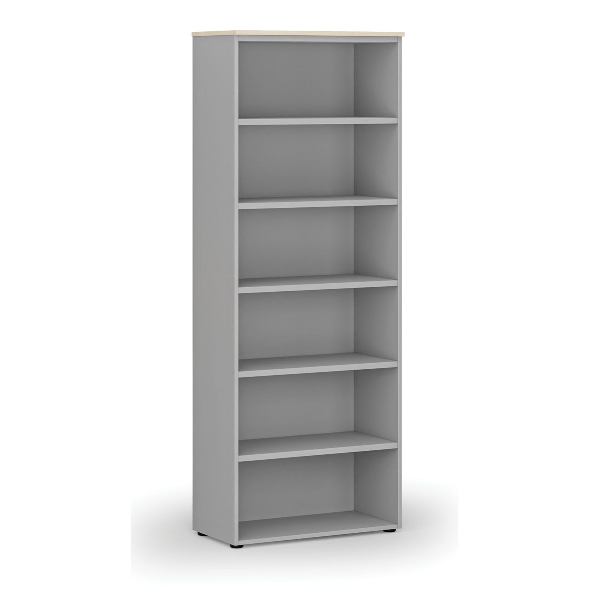 Büroregal PRIMO GRAY, 800 x 420 x 2128 mm