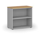 Büroregal PRIMO GRAY, 800 x 420 x 740 mm, grau/Buche