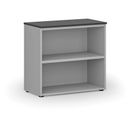 Büroregal PRIMO GRAY, 800 x 420 x 740 mm, grau/Graphit