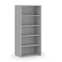 Büroregal PRIMO GRAY, 800 x 500 x 1781 mm, grau/Birke