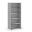 Büroregal PRIMO GRAY, 800 x 500 x 1781 mm, grau/natur Eiche
