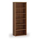 Büroregal PRIMO WOOD, 800 x 420 x 2128 mm, Nussbaum