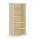 Büroregal PRIMO WOOD, 800 x 500 x 1781 mm, Birke