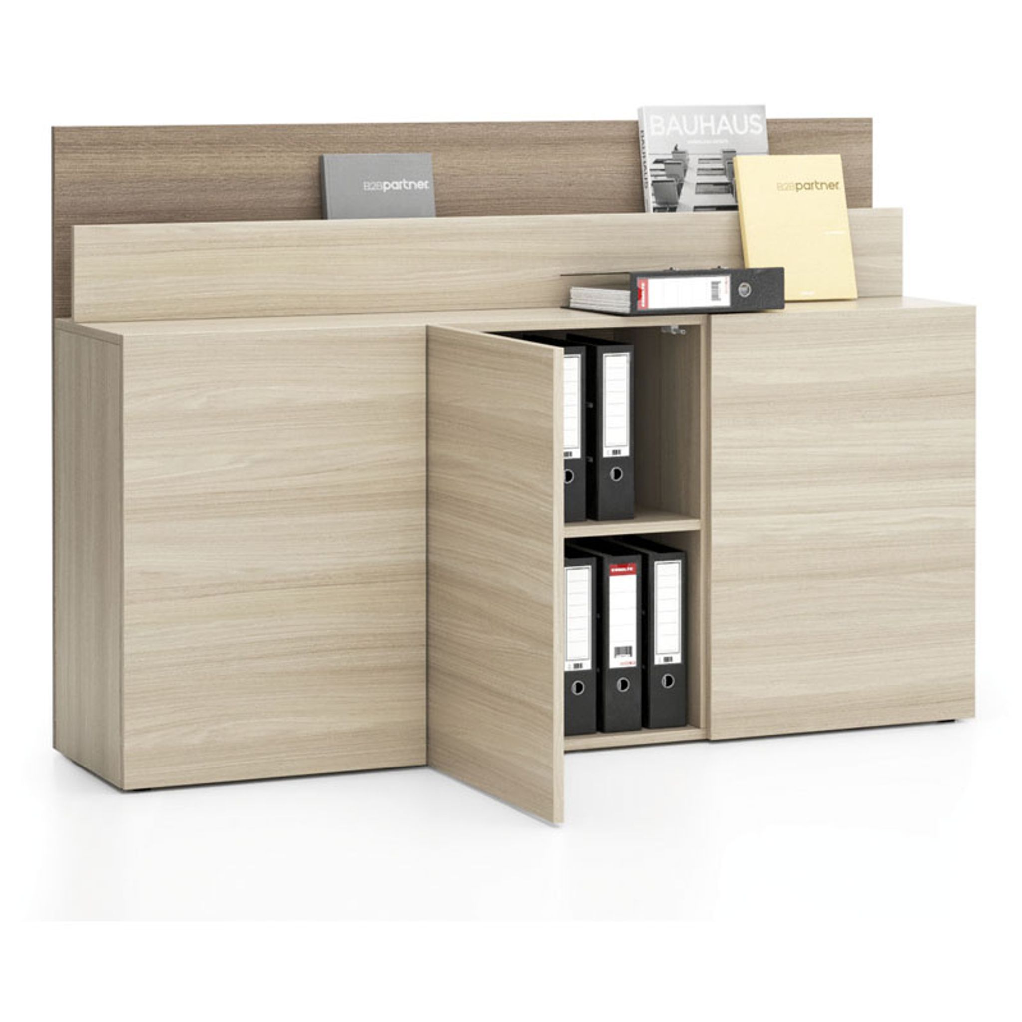 Büroportschrank für LAYERS Tisch, lang