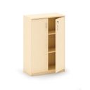 Büroschrank MIRELLI, 800 x 400 x 1200 mm, Birke