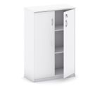 Büroschrank MIRELLI, 800 x 400 x 1200 mm, weiß