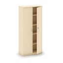 Büroschrank MIRELLI, 800 x 400 x 1800 mm, Birke