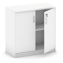 Büroschrank MIRELLI, 800 x 400 x 800 mm, weiß
