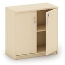 Büroschrank MIRELLI A+, 800 x 400 x 800 mm, Birke