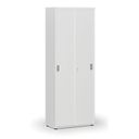 Büroschrank mit Schiebetür PRIMO WHITE, 800 x 420 x 2128 mm, weiß