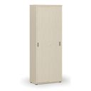 Büroschrank mit Schiebetür PRIMO WOOD, 2128 x 800 x 420 mm, Birke
