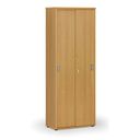 Büroschrank mit Schiebetür PRIMO WOOD, 2128 x 800 x 420 mm, Buche