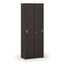 Büroschrank mit Schiebetür PRIMO WOOD, 2128 x 800 x 420 mm, Wenge