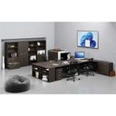 Büroschrank mit Schiebetür PRIMO WOOD, 2128 x 800 x 420 mm, Wenge