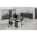 Büroschrank mit Schubladen PRIMO GRAY, 1781 x 800 x 420 mm, grau/Graphit