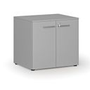 Büroschrank mit Tür PRIMO GRAY, 735 x 800 x 640 mm, grau