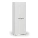 Büroschrank mit Tür PRIMO WHITE, 800 x 420 x 2128 mm, weiß