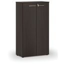 Büroschrank mit Tür PRIMO WOOD, 800 x 420 x 1434 mm, Wenge