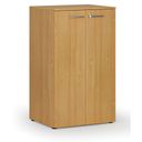 Büroschrank mit Tür PRIMO WOOD, 3 Einlegeböden, 1335 x 800 x 640 mm, Buche