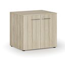 Büroschrank mit Tür PRIMO WOOD, 735 x 800 x 640 mm, Eiche natur