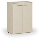 Büroschrank mit Tür PRIMO WOOD, 800 x 420 x 1087 mm, Birke