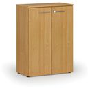 Büroschrank mit Tür PRIMO WOOD, 800 x 420 x 1087 mm, Buche