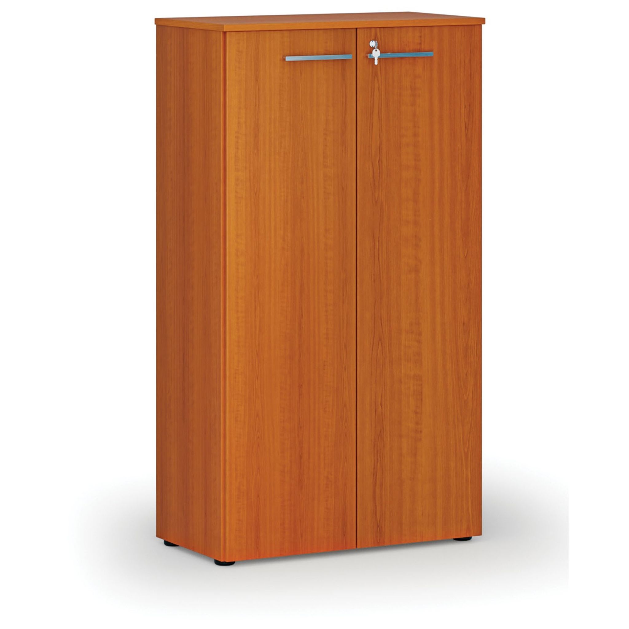 Büroschrank mit Tür PRIMO WOOD, 800 x 420 x 1434 mm, Kirsche