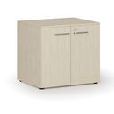 Büroschrank mit Tür PRIMO WOOD, 800 x 640 x 735 mm, Birke