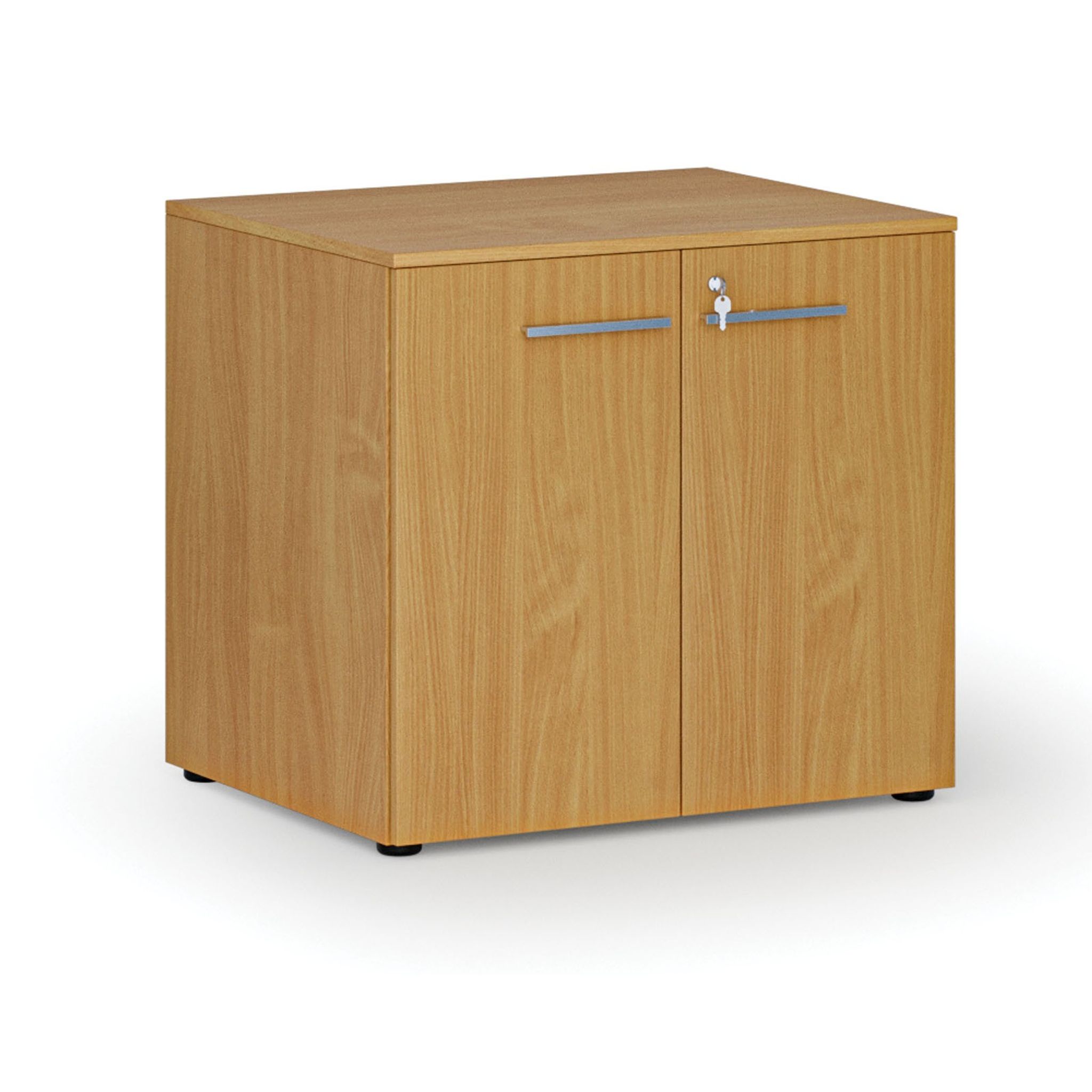 Büroschrank mit Tür PRIMO WOOD, 800 x 640 x 735 mm, Buche