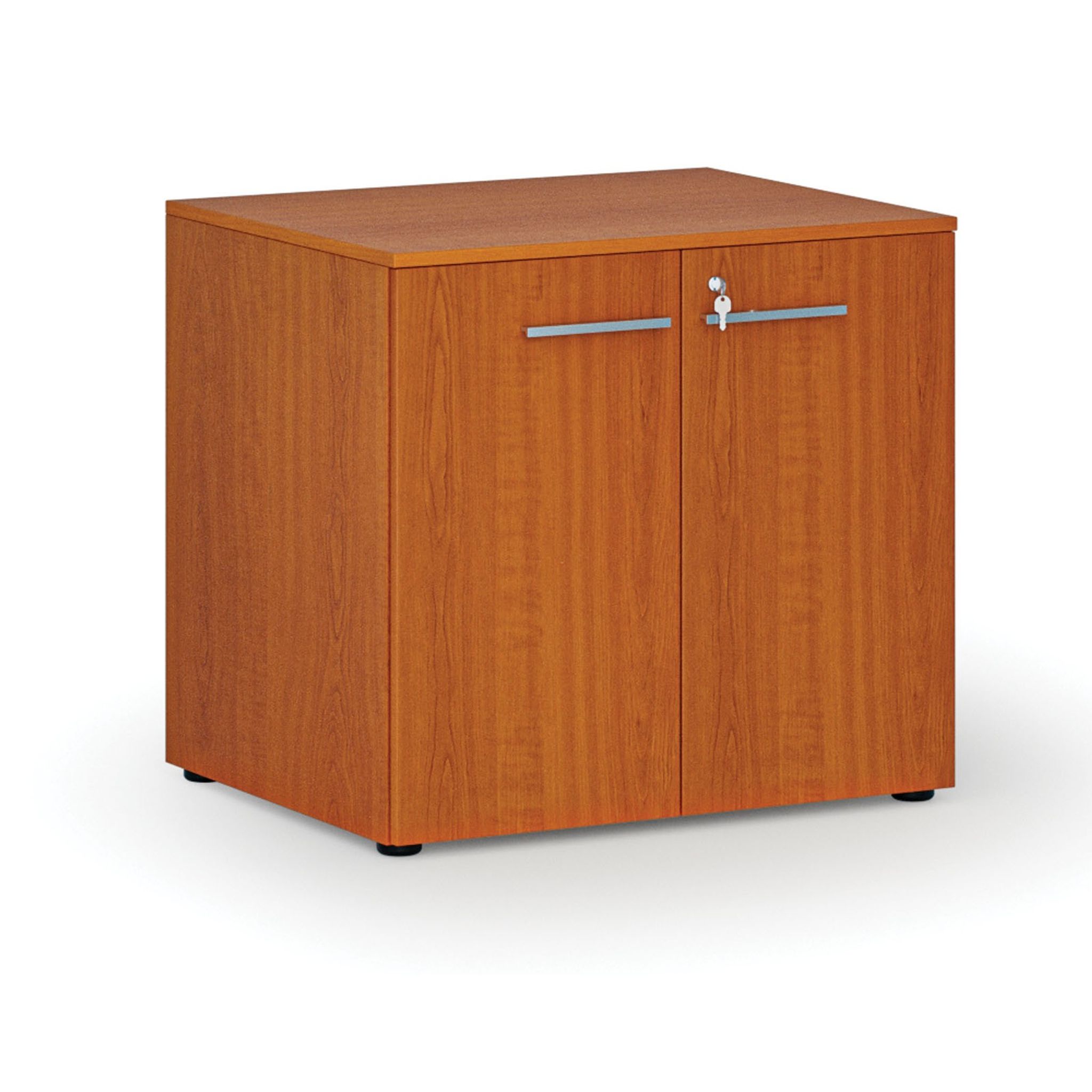 Büroschrank mit Tür PRIMO WOOD, 800 x 640 x 735 mm, Kirsche