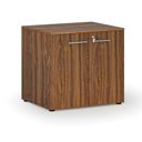 Büroschrank mit Tür PRIMO WOOD, 800 x 640 x 735 mm, Nussbaum