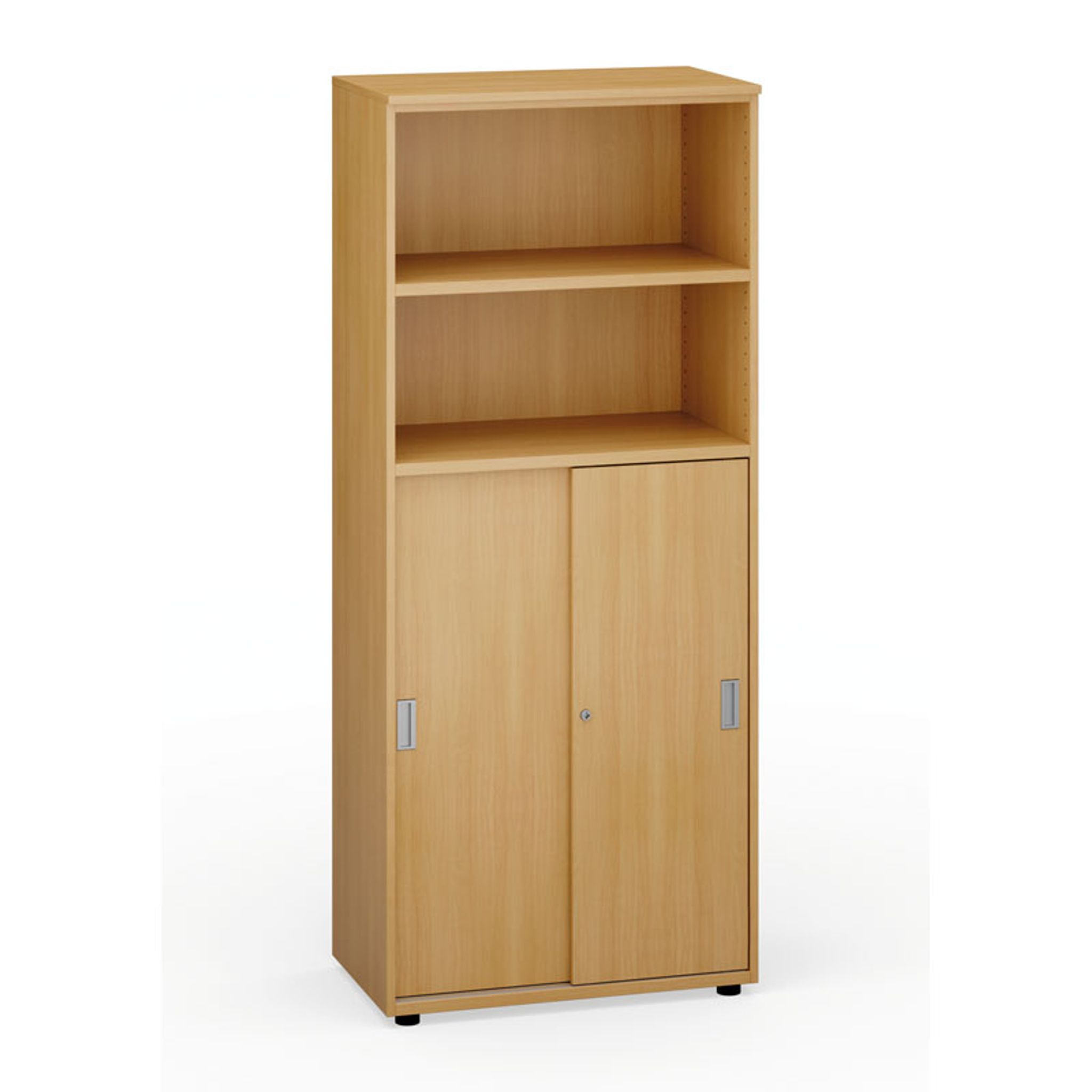 Büroschrank PRIMO 2023, Schiebetür für 3 Ebenen, 1781 x 800 x 420 mm