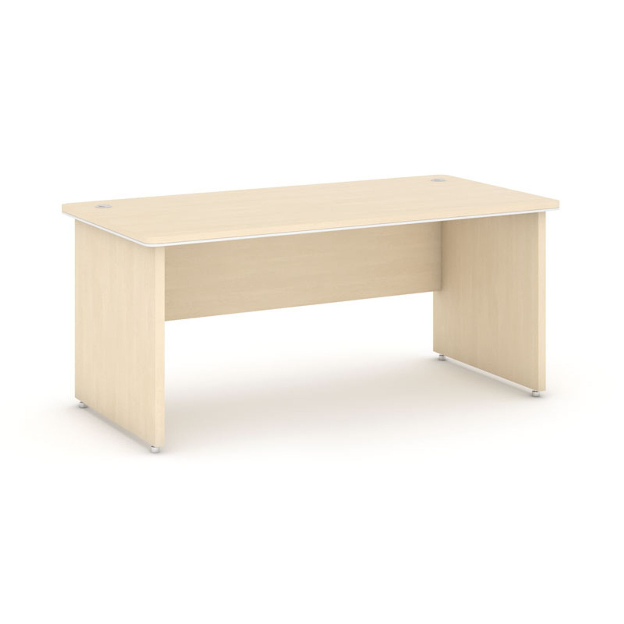 Büroschreibtisch ARRISTO LUX, 180x90 cm, Birke