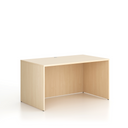 Büroschreibtisch FRAME, 1400 x 800 mm, Birke
