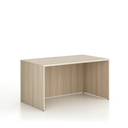 Büroschreibtisch FRAME, 140x80 cm, Eiche natur
