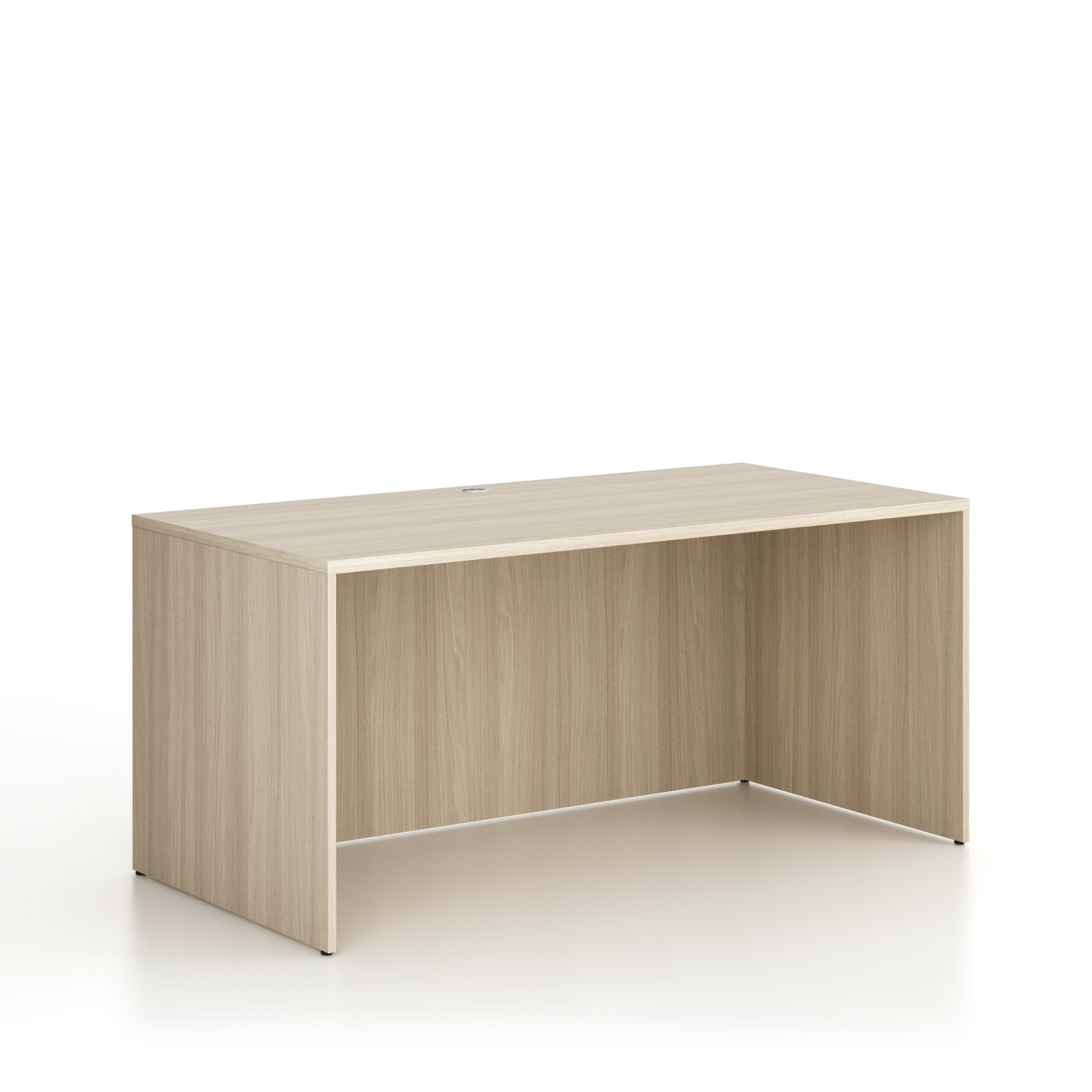 Büroschreibtisch FRAME, 160x80 cm, Eiche natur