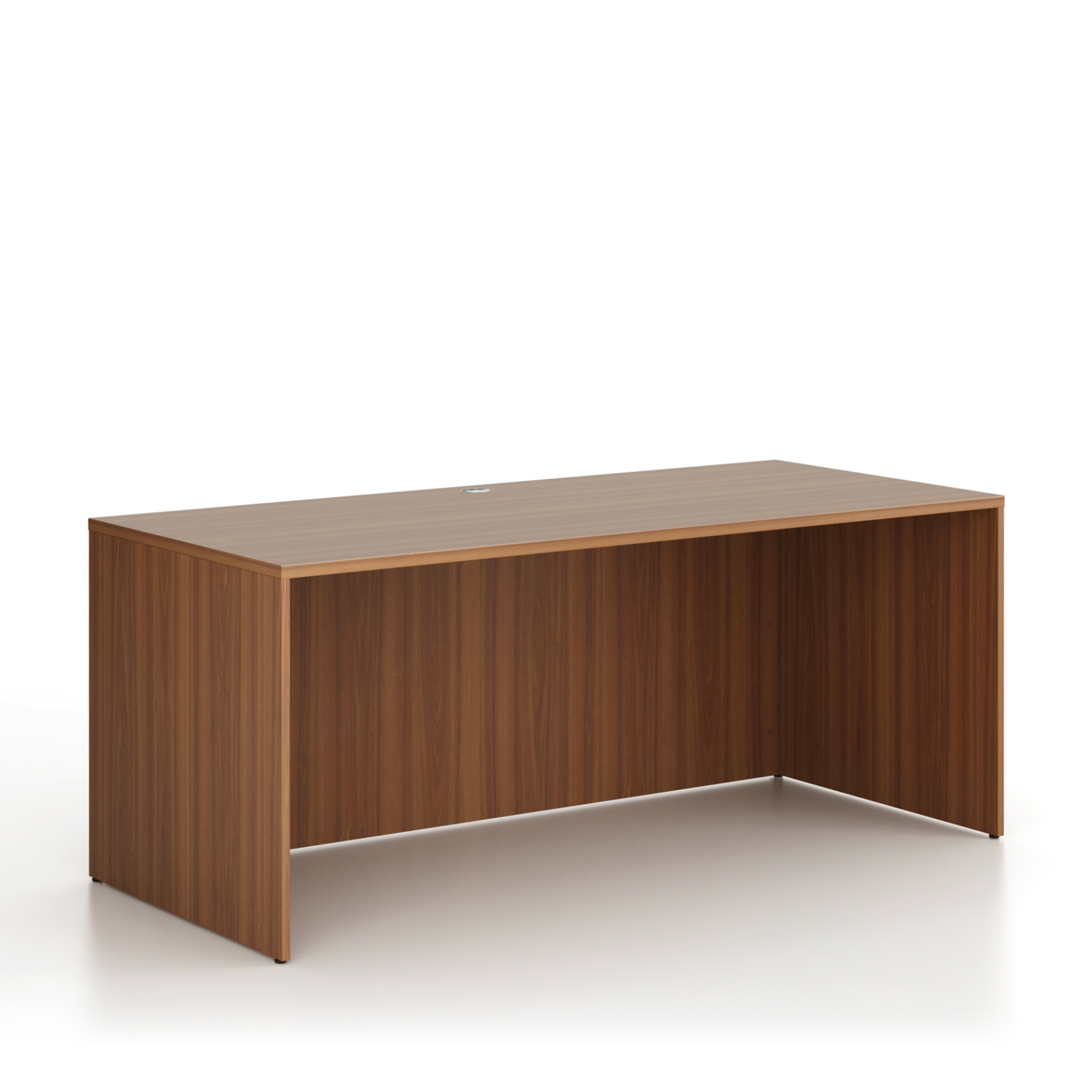 Büroschreibtisch FRAME, 180x80 cm, Nussbaum