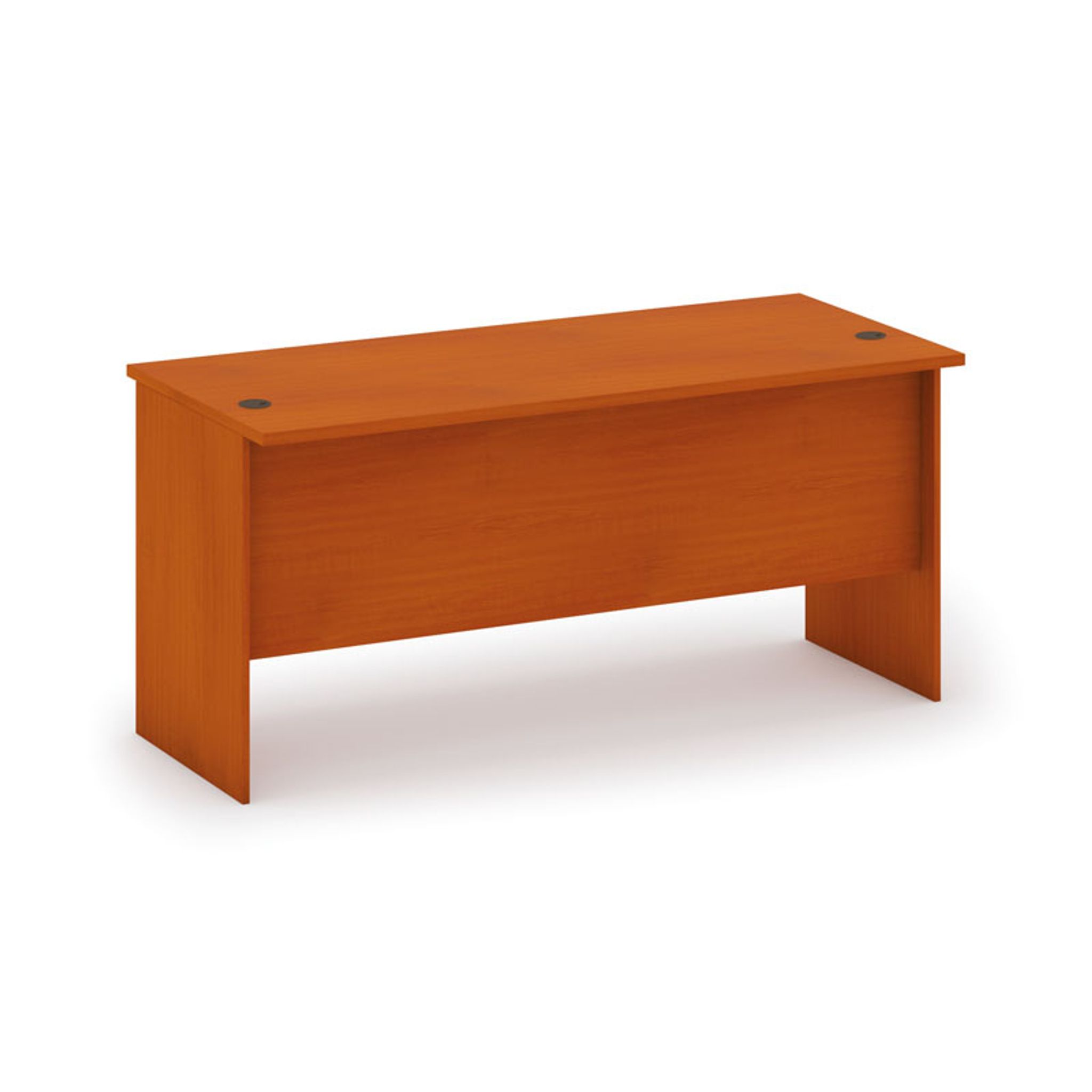 Büroschreibtisch MIRELLI, Länge 1600 mm, weiß/Eiche sonoma