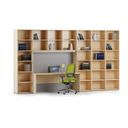 Büroschreibtisch INTEGRO, 175x70 cm, Kirschbaum