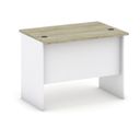 Büroschreibtisch MIRELLI, Länge 1000 mm, weiß/Eiche sonoma