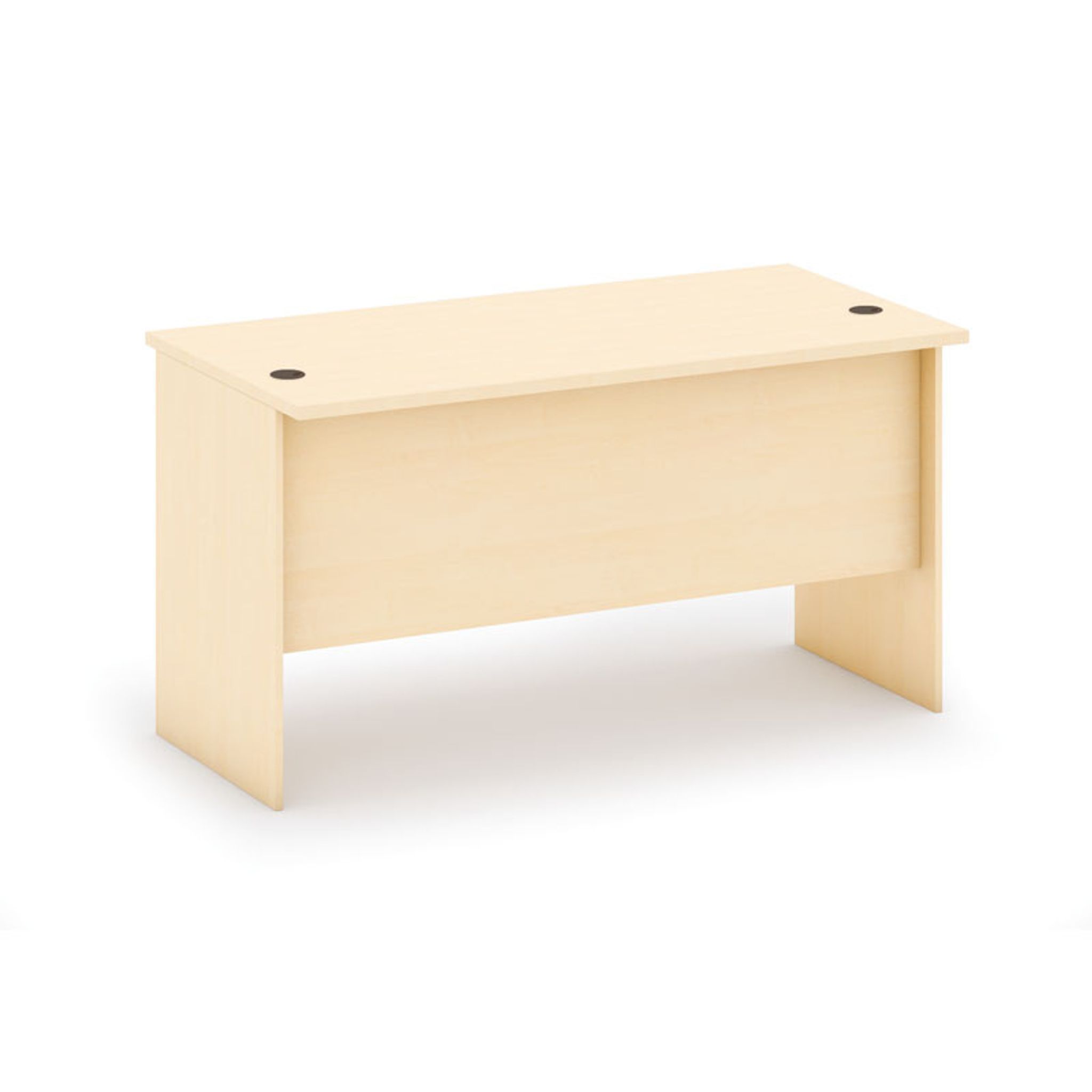 Büroschreibtisch MIRELLI, Länge 1400 mm, Birke