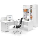 Büroschreibtisch MIRELLI, Länge 1600 mm, weiß
