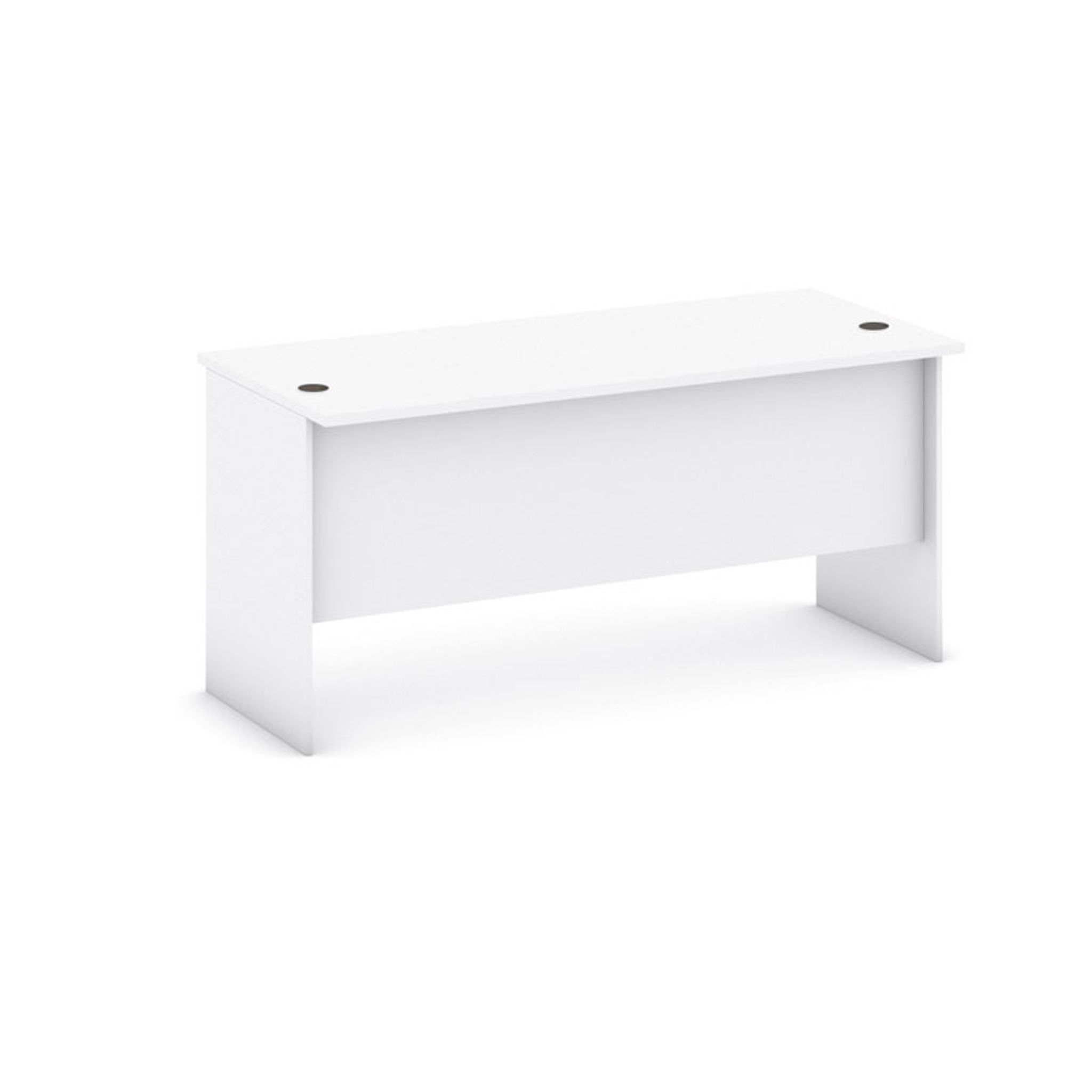 Büroschreibtisch MIRELLI, Länge 1600 mm, weiß