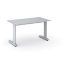 Büroschreibtisch PRIMO FLEXIBLE, 140x80 cm, grau