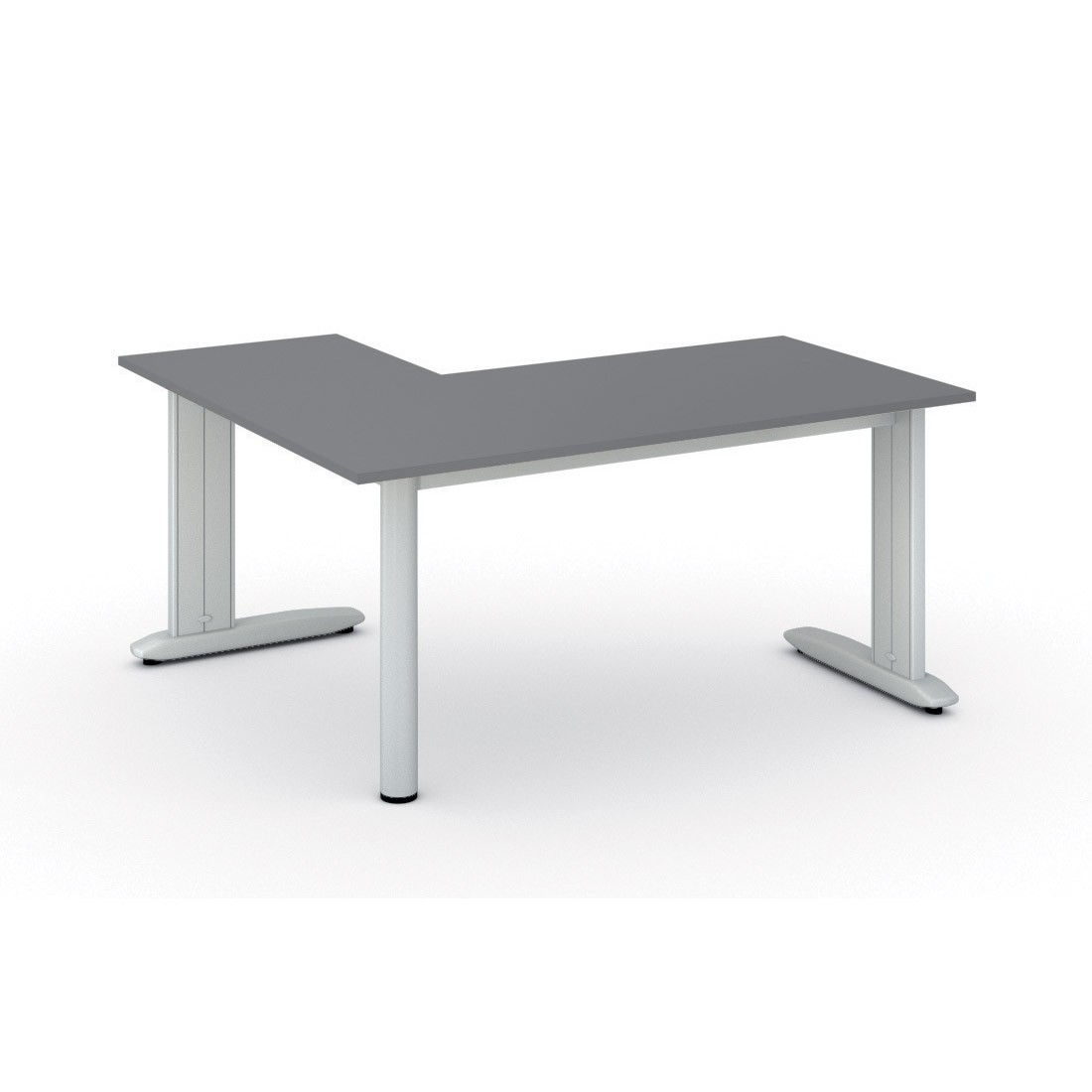 B2B Partner Büroschreibtisch PRIMO FLEXIBLE, 160x140 cm, Graphit