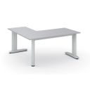 Büroschreibtisch PRIMO FLEXIBLE, 160x160 cm, grau