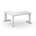 Büroschreibtisch PRIMO FLEXIBLE, 160x160 cm, weiß