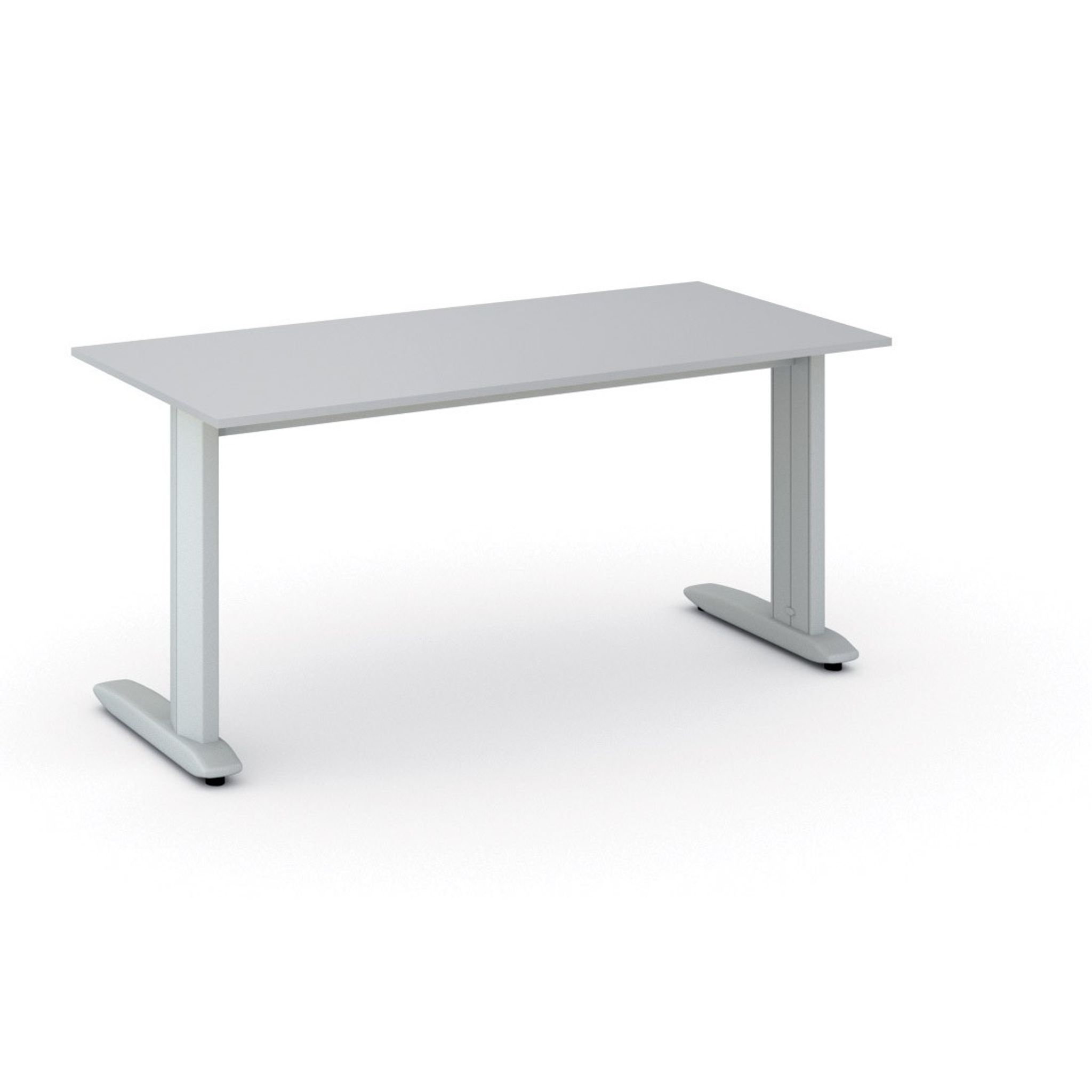Büroschreibtisch PRIMO FLEXIBLE, 160x80 cm, grau