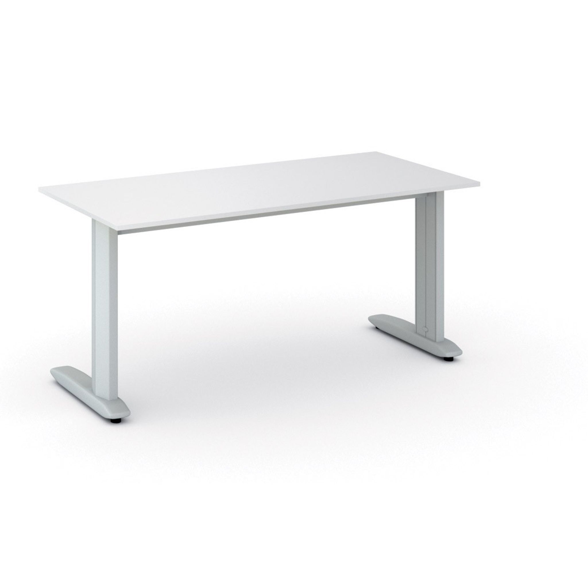 Büroschreibtisch PRIMO FLEXIBLE, 160x80 cm, weiß