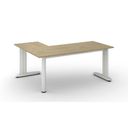 Büroschreibtisch PRIMO FLEXIBLE, 180x140 cm, Eiche natur Büroschreibtisch PRIMO FLEXIBLE, 180x140 cm, Eiche natur